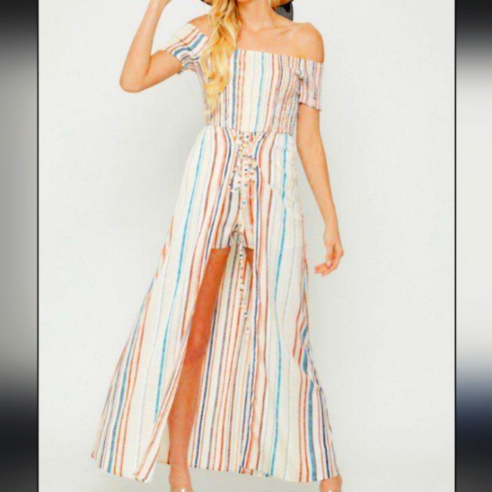 NWT gorgeous Davi & Dani Large dress / romper Boutique Exclusive